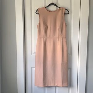 Ann Taylor Sleeveless Sheath - Blush Pink